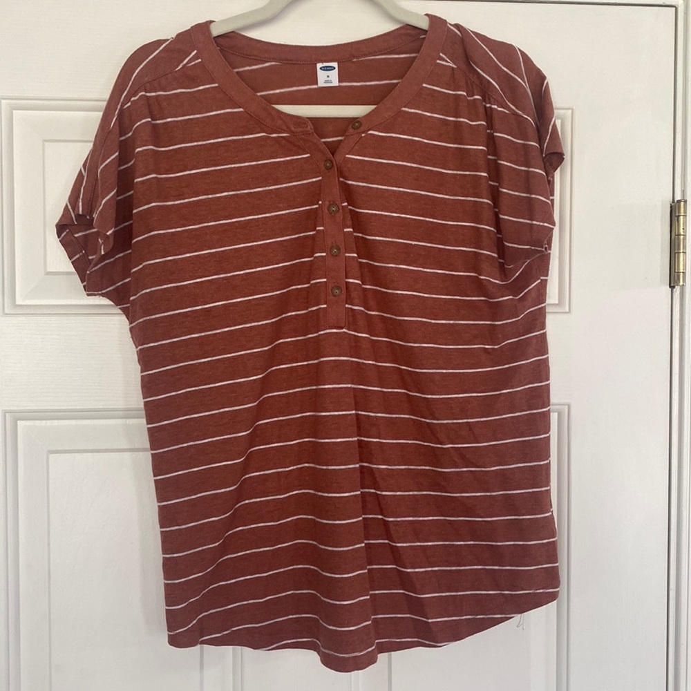 Old Navy Short Sleeved Striped Tee